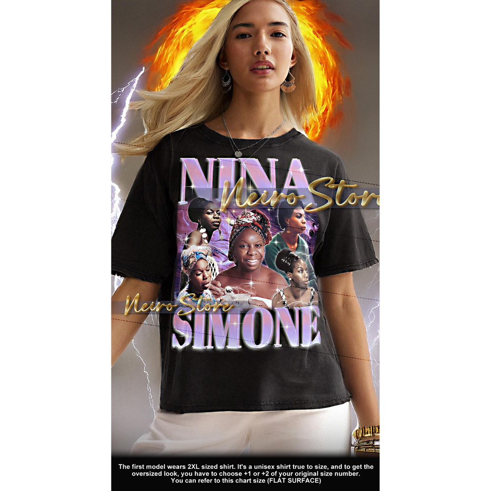 NINA SIMONE Shirt - Nina Simone Retro Tees Nina Simone Bootleg Tshirt